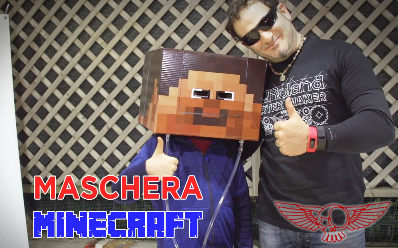 Come fare una mascera di Minecraft fai da te - ep04