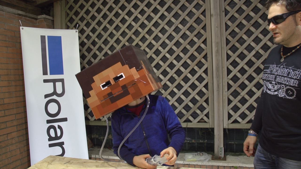 Come fare una mascera di Minecraft fai da te - ep04